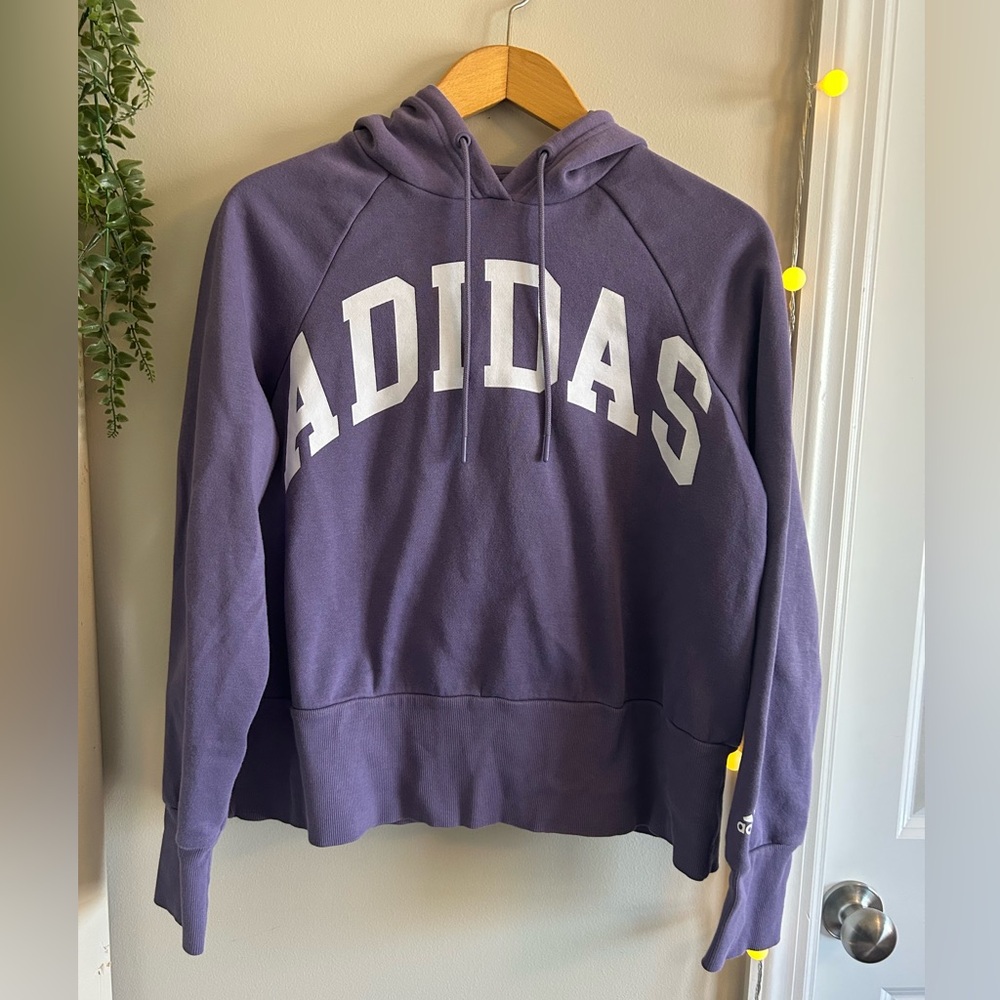 Adidas Women's Lavender Hoodie size medium
